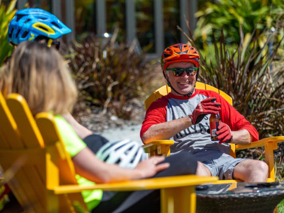 Beer tasting along the Queenstown trail